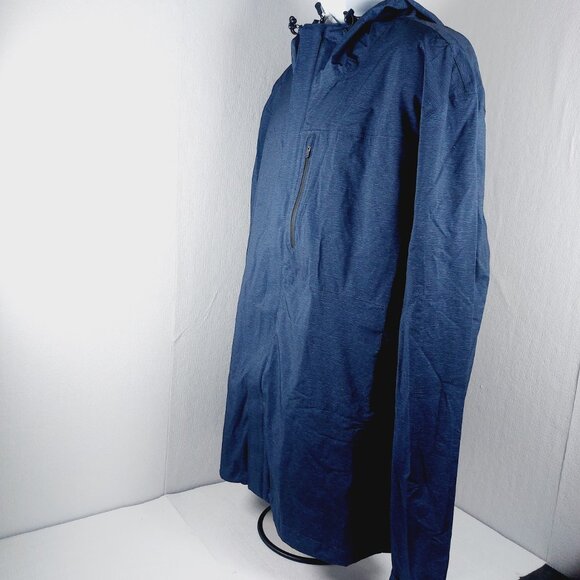 32 Degrees Cool Men’s Blue Hooded Full Zipper Windbreaker Jacket Size XXL - Picture 4 of 10